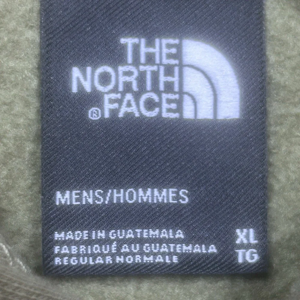 The North Face Hoodie Men's XL Army Green Pullover Box NSE Grunge Outdoor EUC
